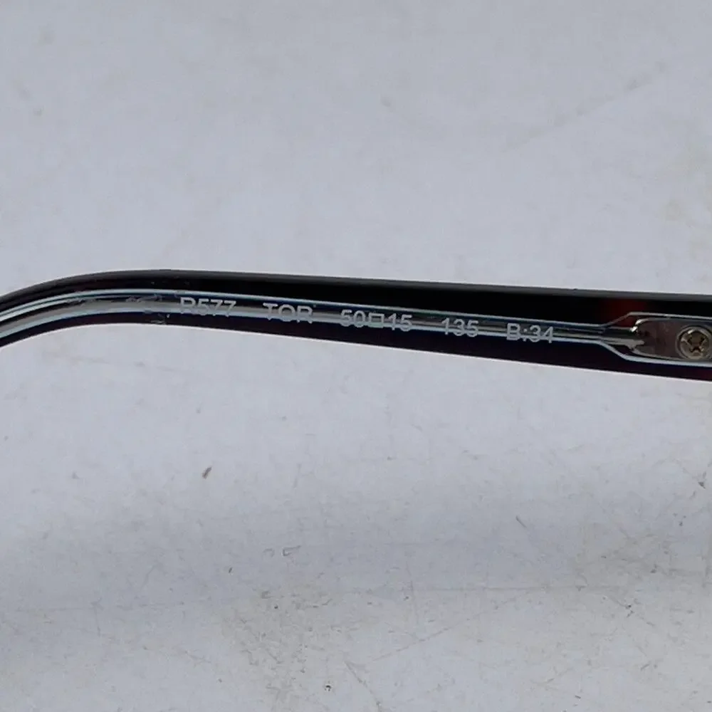 Tura R577 TOR Women's Eyeglasses Frame Black Blue‎ Plastic Full Rim 50-15-135mm